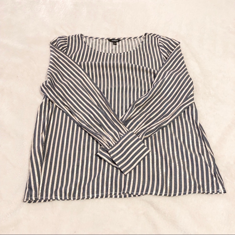 Express Blue & Gold Shirt